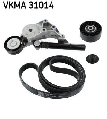 Kit de courroie d'accessoire (Courroie d’alternateur) SKF ref. VKMA 31014